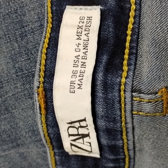 Zara high rise skinny jeans Collection Denim Sz 4 - Picture 11 of 15